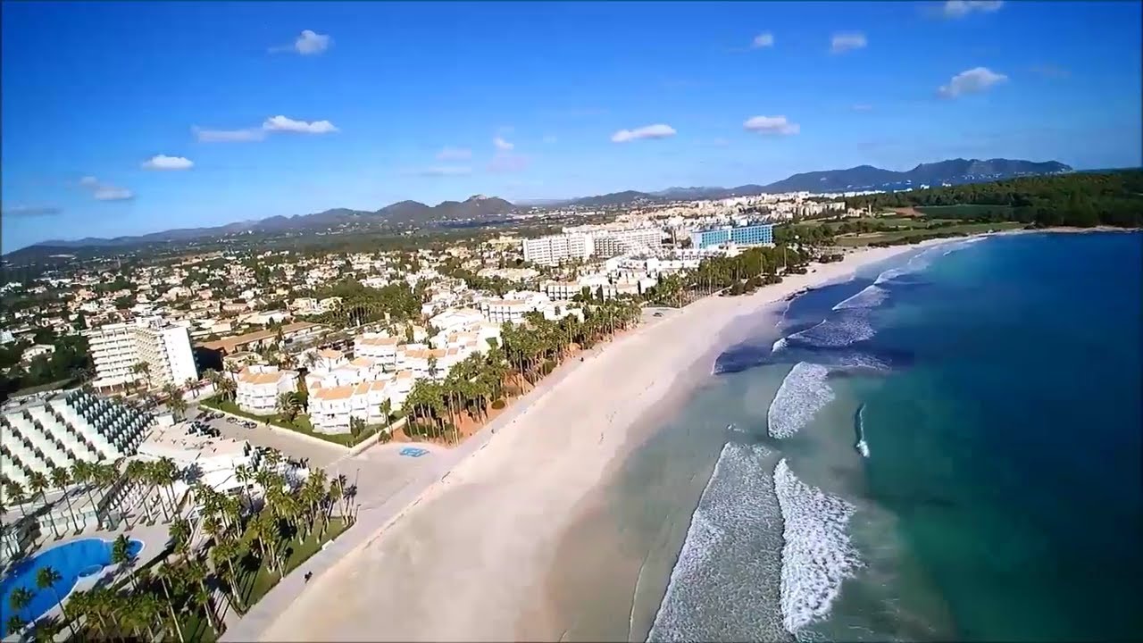 Mallorca Sa Coma Vlog 2017 Yuneec Drohne Q500 4k - YouTube