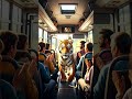 a tiger saved all the passengers 😰 #shorts #youtubeshorts #shortsfeed #ai