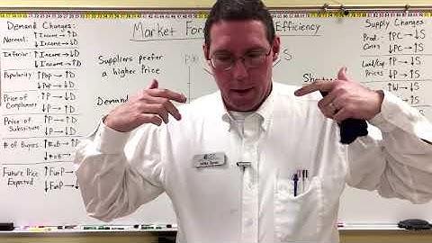 Market Forces, Dynamics, & Efficiency - Professor Ryan