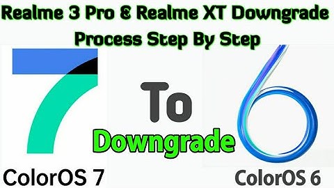 How To Downgrade Realme UI To ColorOS 6 Realme Mobile | How To Downgrade Android 10 To 9 On Realme