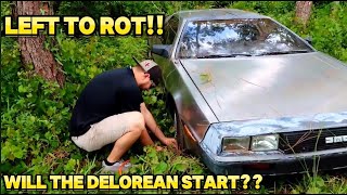 We Found a Abandoned DeLorean! "Will It Start???"