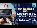 PSD to HTML5 Conversion using CSS Flexbox and 12 grid layout | Part 2