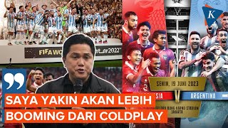 Kata PSSI Soal Pertandingan Indonesia Vs Argentina