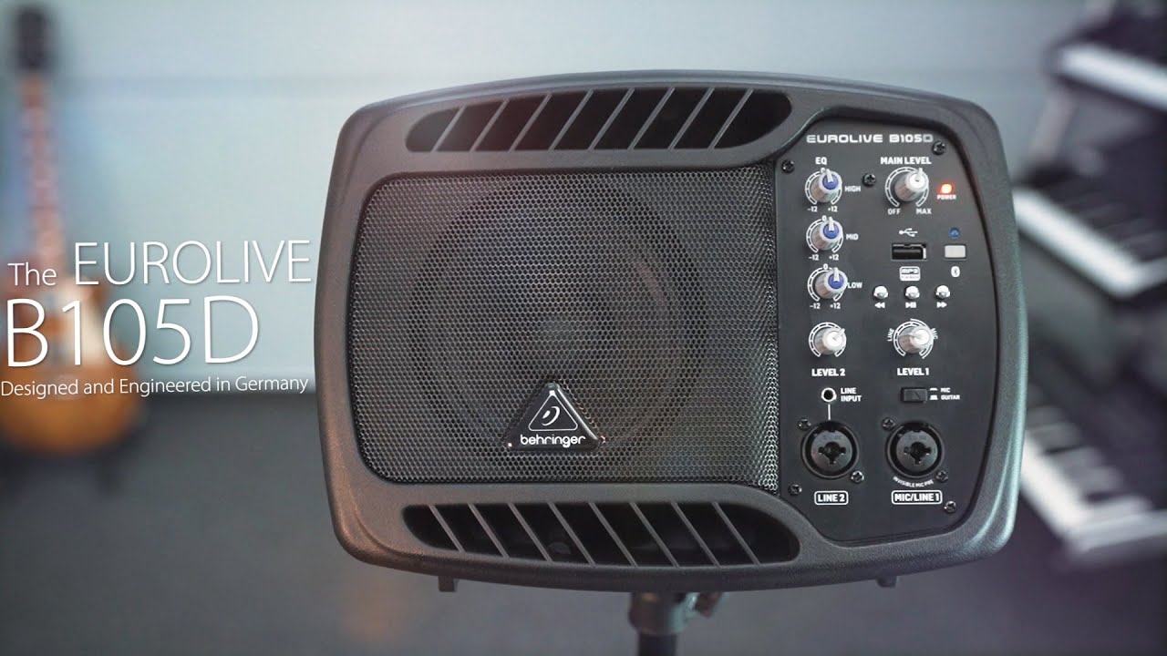 Eurolive B105D Speaker Overview - YouTube