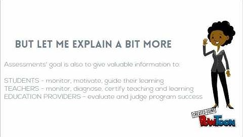 Goals of assessment in vocational education!