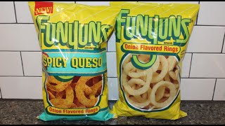 Funyuns Onion Flavored Rings: Spicy Queso & Original Review