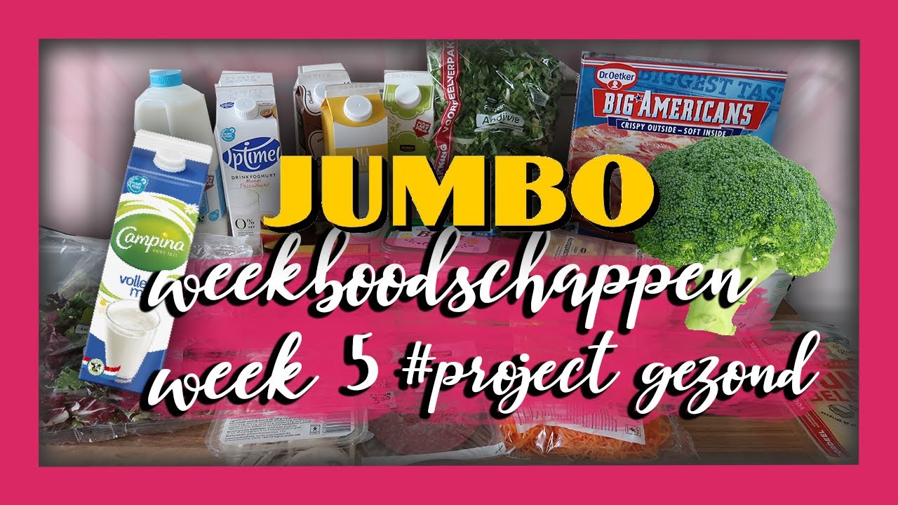 JUMBO BOODSCHAPPEN SHOPLOG WEEK 5 EN PROJECT GEZOND BOEK 2 WEEK 1 - YouTube