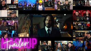 John Wick: Chapter 4 - Official Trailer Reaction Mashup 😎👊 - Keanu Reeves, Donnie Yen