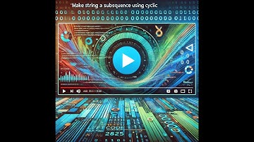 🔍 Deep Dive: Make String a Subsequence Using Cyclic Increments | LeetCode 2825 Explained 💻