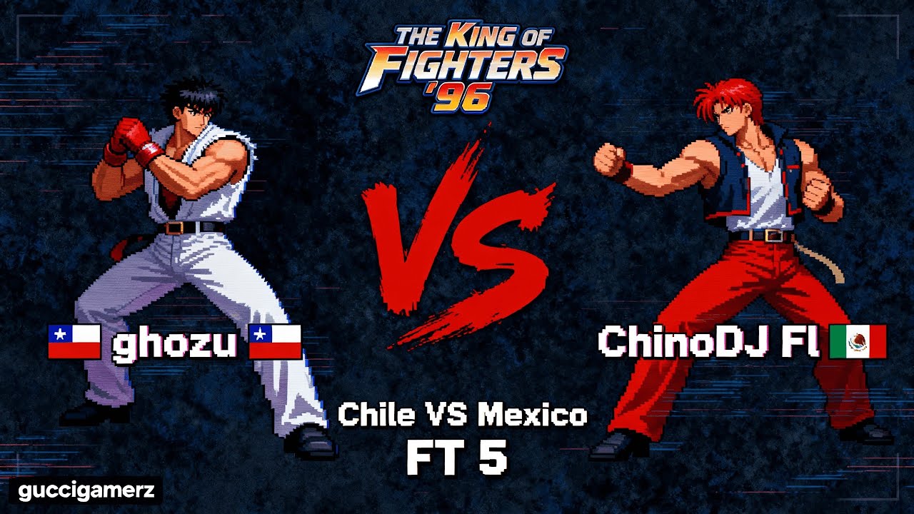 The King of Fighters 96 ghozu VS ChinoDJ ( F T 5 ) KOF 96