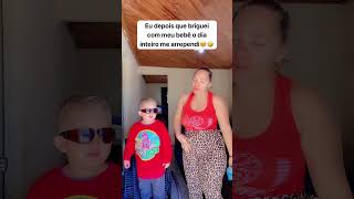 Quando eu brinco com meu bebê o dia inteiro #sejacriador #humor