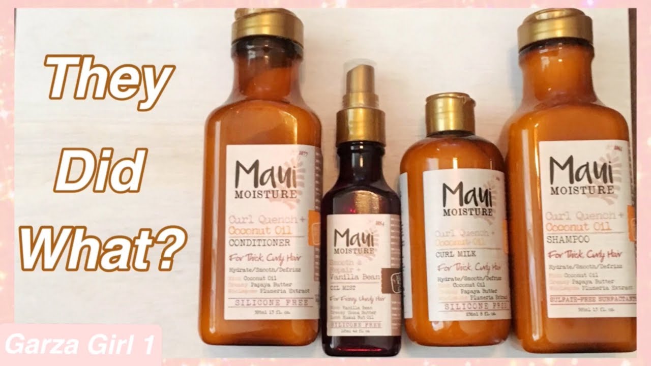 Maui Moisture/ Shampoo and Conditioner ReviewLaura Garza YouTube