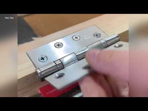 How to Install Door Hinges - Very Easy