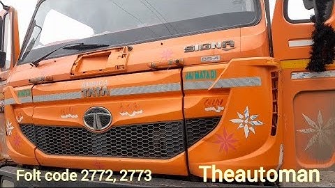 tata signa bs4 Low pickup/nox sensor/ folt code2772,2773 / urea Doser pamp over ride test