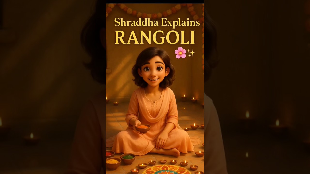 🌸 Rangoli: The Ancient Indian Art That Still Breathes Today | Shraddha Explains