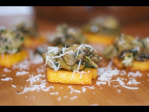 Fried Polenta Crostini Recipe - How to Cook Real Italian Food from my Italian Kitchen