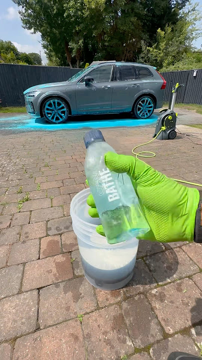 ‼️ Gyeon Bathe Super Satisfying Carwash ‼️ #satisfying #asmr #shortsvideo
