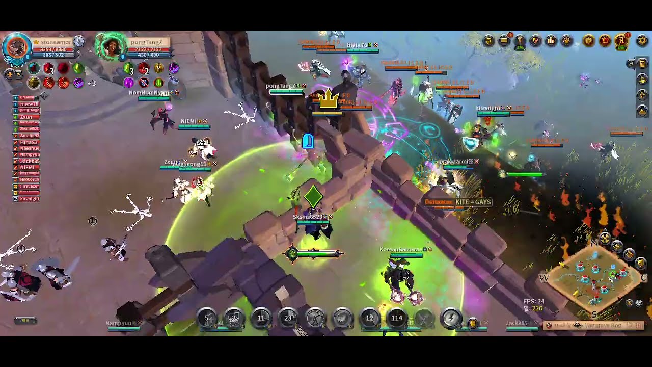 F4F Ally Mix vs S L I C E D | Hoj Caller POV | Albion Online zvz  