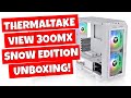 Thermaltake View 300 MX TG Snow Edition Unboxing &amp; First Look &amp; Live Chat Q&amp;A Stream