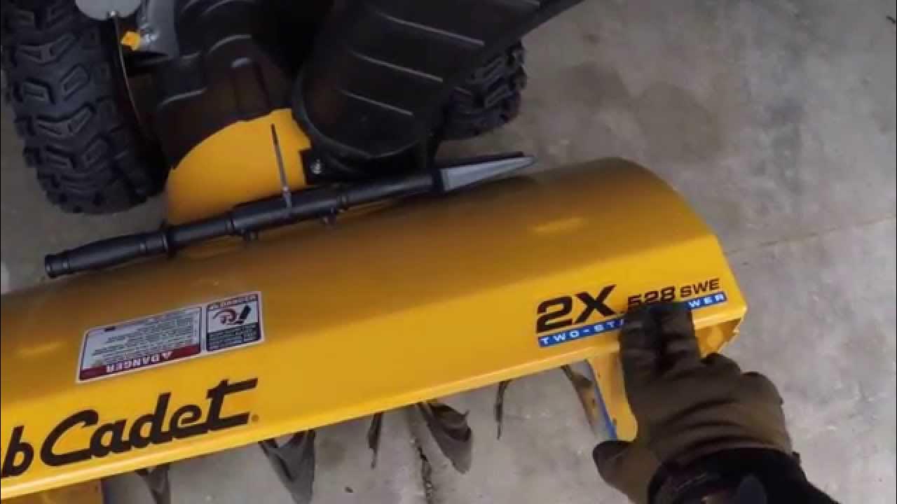 Cub Cadet SWE 528 Prt. 1 YouTube