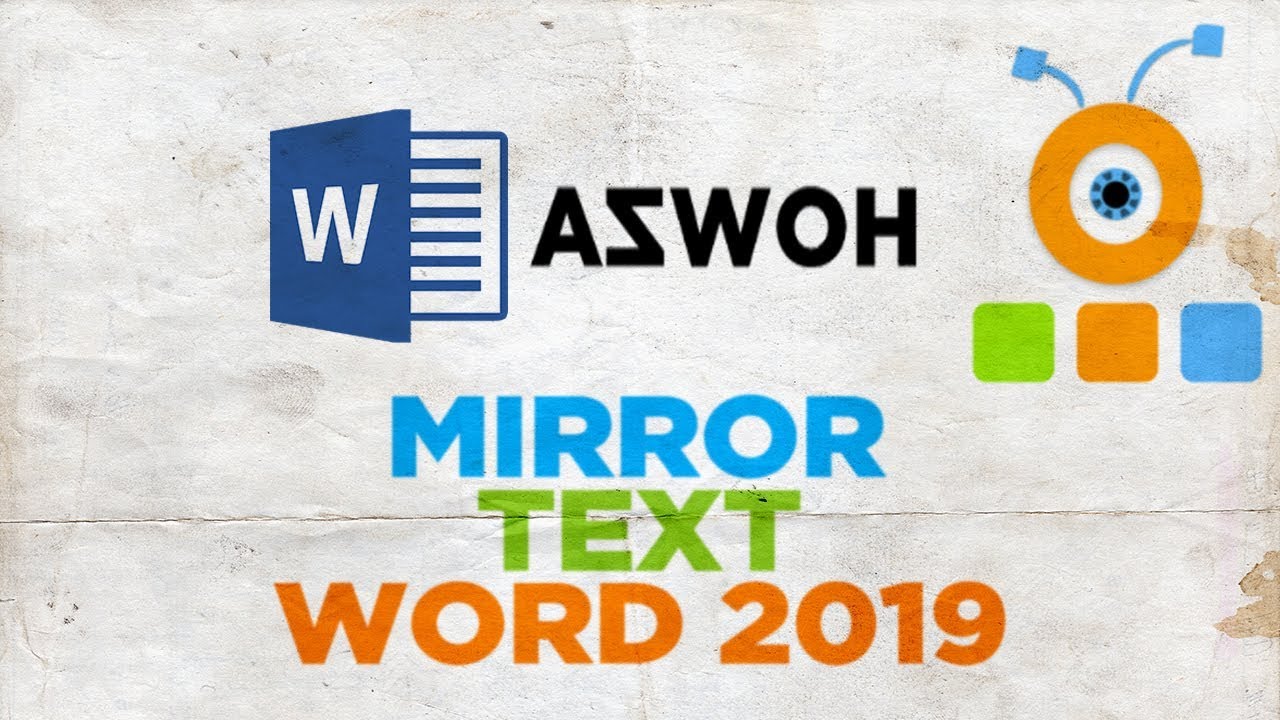 How to Make Mirror Text in Word 13