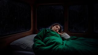 Rain Sounds For Sleeping Overnight in the car during heavy rain  to rest and sleep