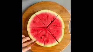 طريقة 🔪تقطيع البطيخ🍉 اشتراكي الان هتستفيدي كتير 👌💯