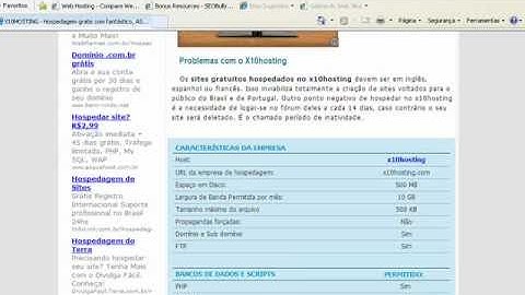 hospedagem de sites gratis