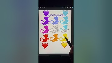 💜🩵❤️💛 Emoji Color Mixing Palette The Smiling Critters | Poppy PlayTime #satisfying #satisfatorio