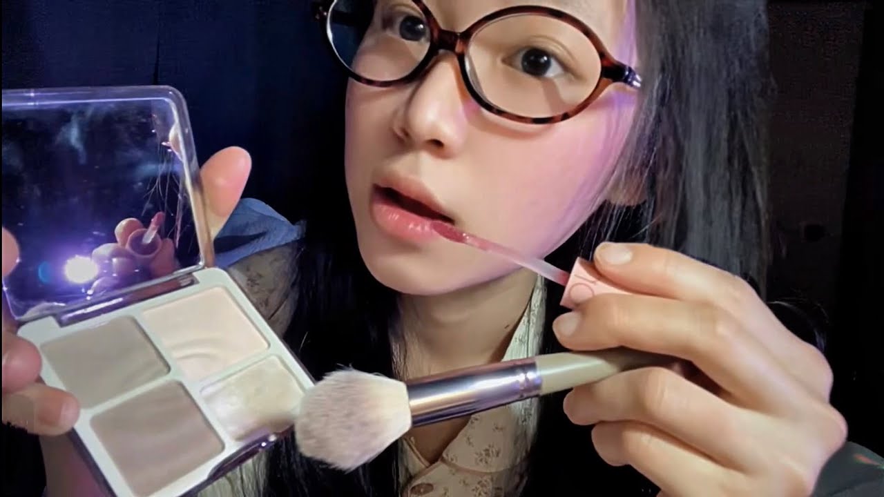 [ASMR] Doing Your Makeup On Camera 💄 (Soft Spoken + Tapping Sounds ...
