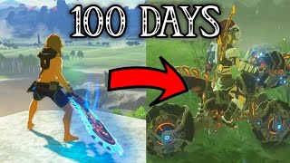 I Spent 100 Days in Zelda Breath of the Wild... Here's What Happened
