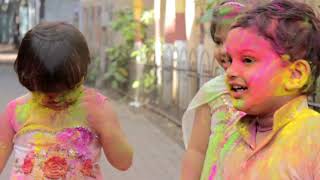 holi with kids