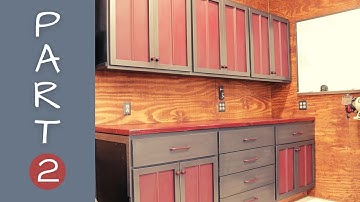 Industrial Shop Cabinets - Part 2 - Installation and Building Doors