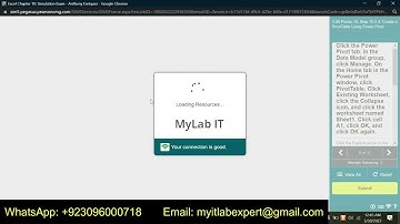 Excel Chapter 10: Simulation Exam | Excel Chapter 10 Simulation Exam