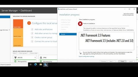 How to Solve .NET Framework 3.5 Installation Issues on Windows Server Error 0x8024402c