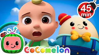 JJ & Boba’s Humpty Dumpty Rescue! 🥚🚀 | CoComelon Animal Time | Animals for Kids