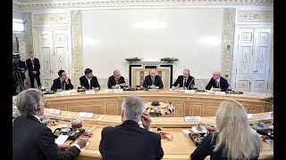 Meeting With Heads Of International News Agencies