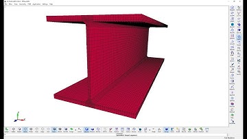 I-Beam Mesh: Round Corners and no tetrahedron elements