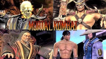 Mortal Kombat 9 - All Cutscenes / Game Movie (4K 60FPS)