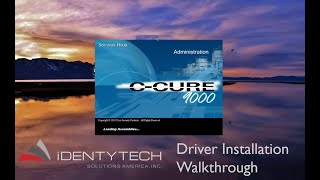 IdentyTech Reader integration with CCURE 9000 Installation Walkthrough
