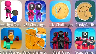 Trò chơi thử thách 456, Thử thách cuộc sống, Thử thách cúp kẹo, Squid 456 Craft, Clash Gang, 456 Craft Survival screenshot 4