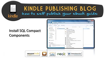 Kindle Publishing Blog Ultimate Ebook Creator Install SQL Compact Components