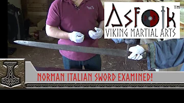 Norman Italian Sword Examined by Thrand & Dimicator Properties Craig Johnson!
