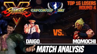 SFV Match Analysis: Capcom Cup 2017 TOP 16 - Daigo vs. Momochi