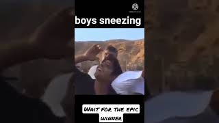 Girls sneezing vs boys sneezing #shorts #viral #funny