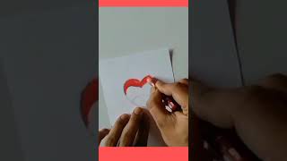 drawing heart 3d trick art on hand | 3d trick art
