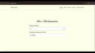 150 kPa to PSI | The Fastest Way to Convert