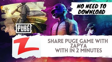 How to Send PUBG by zapya  | Transfer PUBG to another phone and install without internet