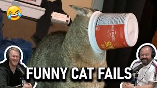 Funny Cat Fails REACTION!! | OFFICE BLOKES REACT!!