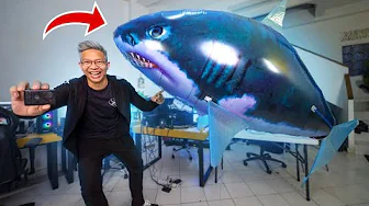 COOL!! REMOTE CONTROL FLYING SHARK!!